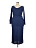 Unbranded 100% Polyester Blue Casual Dress Size XXL - photo 2
