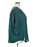 Torrid 100% Polyester Teal 3/4 Sleeve Blouse Size 3X Plus (3) - photo 4