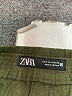 Zara Solid Green Shorts Size S - photo 3