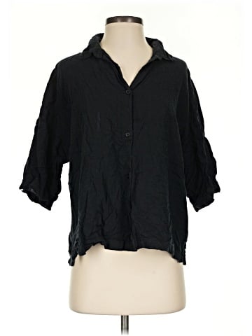 H&M 3/4 Sleeve Button-Down Shirt (view 1)