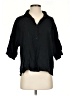 H&M Black 3/4 Sleeve Button-Down Shirt Size S - photo 1