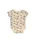 Hello Kitty Print Ivory Tan Short Sleeve Onesie 0-3 MO / 3 MO - photo 1