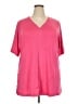 Unbranded Pink Short Sleeve Blouse Size 2X - photo 1