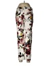 Zara Floral Ivory Casual Pants Size 6 - photo 1