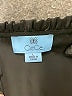CeCe 100% Polyester Black Short Sleeve Blouse Size L - photo 7