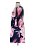 Eliza J Floral Blue Cocktail Dress Size 14 - photo 5