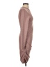 Express Solid Brown Casual Dress Size S - photo 4