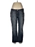 Bebe 100% Cotton Hearts Silver Jeans Size 31 waist - photo 1