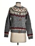 Line & Dot Chevron-herringbone Gray Pullover Sweater Size S - photo 1