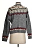 Line & Dot Chevron-herringbone Gray Pullover Sweater Size S - photo 2