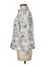 Chico's 100% Cotton Print White Jacket Size Med (1) - photo 5