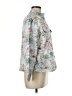 Chico's 100% Cotton Print White Jacket Size Med (1) - photo 4