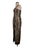 Saylor Animal Print Brown Cocktail Dress Size S (estimated) - photo 5