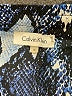 Calvin Klein 100% Polyester Print Blue Casual Pants Size M - photo 7