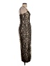 Saylor Animal Print Brown Cocktail Dress Size S (estimated) - photo 4