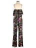 Ava & Aiden Floral Black Jumpsuit Size 0 - photo 2