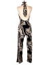 Forever 21 Graphic Black Jumpsuit Size M - photo 2