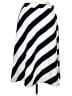Anne Klein Stripes Silver Casual Skirt Size 14 - photo 1
