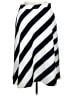 Anne Klein Stripes Silver Casual Skirt Size 14 - photo 2