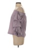 MLM LABEL 100% Polyester Purple 3/4 Sleeve Blouse Size XS - photo 5