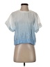 Madewell Blue Short Sleeve Blouse Size S - photo 1