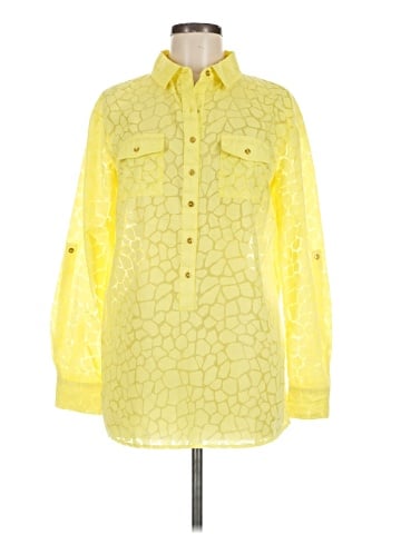 Dana Buchman Long Sleeve Blouse (view 1)
