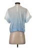Madewell Blue Short Sleeve Blouse Size S - photo 2