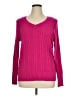 Style&Co Pink Pullover Sweater Size 0X - photo 1