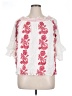 Forgotten Grace 100% Rayon White 3/4 Sleeve Blouse Size XL - photo 1