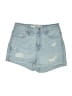 Hollister Blue Denim Shorts Size 3 - photo 1