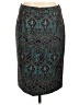 Talbots Paisley Teal Formal Skirt Size 8 - photo 2