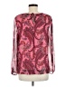 J.Crew 100% Silk Pink Long Sleeve Silk Top Size 6 - photo 2