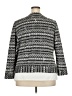 Alex Evenings Chevron-herringbone Gray Blazer Size 2X - photo 2
