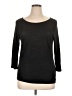 J.Crew 100% Linen Black 3/4 Sleeve Top Size XL - photo 1