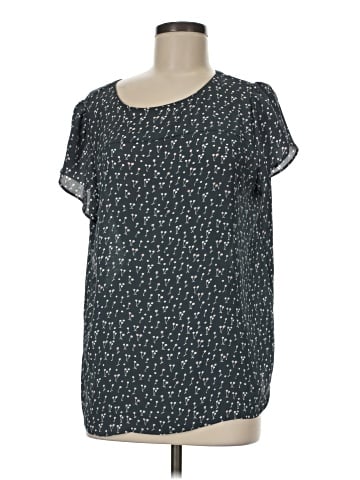 Ann Taylor LOFT Outlet Short Sleeve Blouse (view 1)