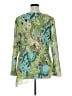 Coldwater Creek 100% Polyester Green Long Sleeve Blouse Size L - photo 2