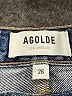 AGOLDE 100% Cotton Hearts Blue Jeans Size 26 waist - photo 7