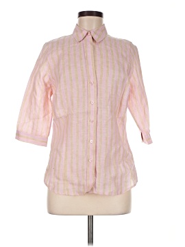 Thomas Pink 3/4 Sleeve Button Down Shirt