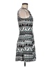 Mudd Graphic Gray Casual Dress Size M - photo 4