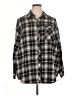 Wild Fable Plaid Black Long Sleeve Button-Down Shirt Size XL - photo 1