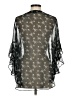 Vince Camuto 100% Polyester Black 3/4 Sleeve Blouse Size M (estimated) - photo 2