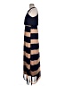 Pink Owl 100% Polyester Stripes Blue Casual Dress Size L - photo 5