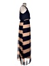Pink Owl 100% Polyester Stripes Blue Casual Dress Size L - photo 4