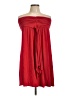 Express Solid Red Cocktail Dress Size M - photo 1