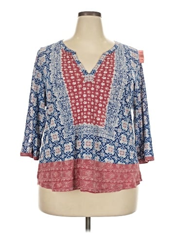 Lucky Brand 3/4 Sleeve Blouse (view 1)