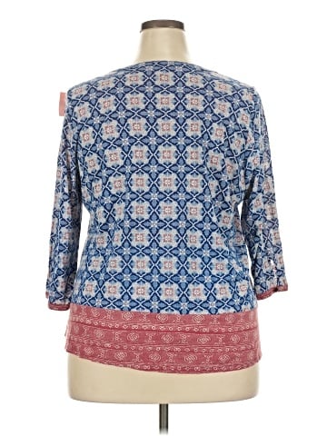 Lucky Brand 3/4 Sleeve Blouse (view 2)