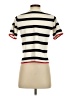 Zara Stripes Ivory Short Sleeve Top Size S - photo 2