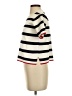 Zara Stripes Ivory Short Sleeve Top Size S - photo 5