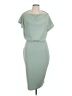 Unbranded Solid Green Cocktail Dress Size L - photo 1