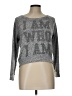 Stranded Metallic Silver Pullover Sweater Size L - photo 1